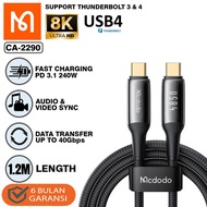 Mcdodo CA 2990 Type-C USB Thunderbolt 4 Cable 120cm 240w