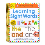 Priddy Learning Sight Words Wipe Clean Book With Pen