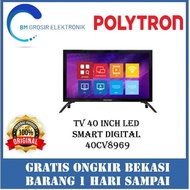 Polytron Tv Led 40 Inch Pld 40Cv8969 Smart Digital Televisi
