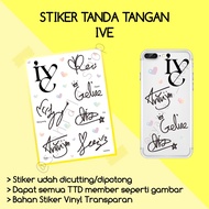 IVE SIGNATURE STICKER
