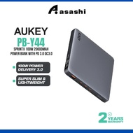 Aukey PB-Y44 SprintX Power Bank With PD 3.0 QC3.0 For Mobile Devices & USB C Laptop (100W/20000mAh)