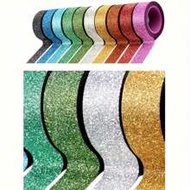 Glitter Washi Tape Set,Gold Glitter Tape,Sparkly Adhesive Tape For DIY Crafts And Decorations - Easy