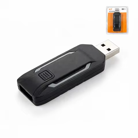 N7 USB Adapter For PS5 Slim Console Racing Wheel Converter Compatible With PXN V3 V900 V9 Gaming Con
