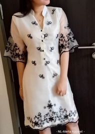 【STOCK+COD】 MODERN FILIPINIANA DRESS FOR WOMEN