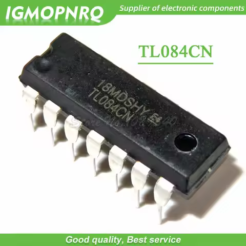 10pcs free shipping TL084CN TL084 DIP-14 Operational Amplifiers - Op Amps JFET Input 100% New origin