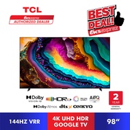 TCL 4K UHD SmartTV 98" 98P745 with 144Hz VRR / Dolby Vision IQ / Dolby Atmos P745 Series Television Smart TV