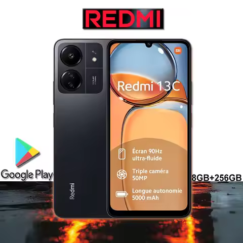 XIAOMI Redmi 13C RAM：8GB ROM：256GB fashion smartphone 4G NFC 5000mAh 18W Type-C Work music phone