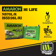 [Installation Provided] Amaron Hi Life NS70L NS70R 65D26L 65D26R Car Battery Bateri Kereta