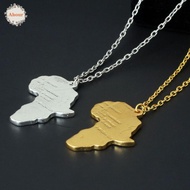 AHOUR African Map Fashion Jewelry Country Africa Silver Women Pendant
