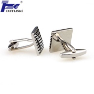 French cufflinks cufflinks Cuff cufflinks Men cufflinks Square Black Striped cufflinks