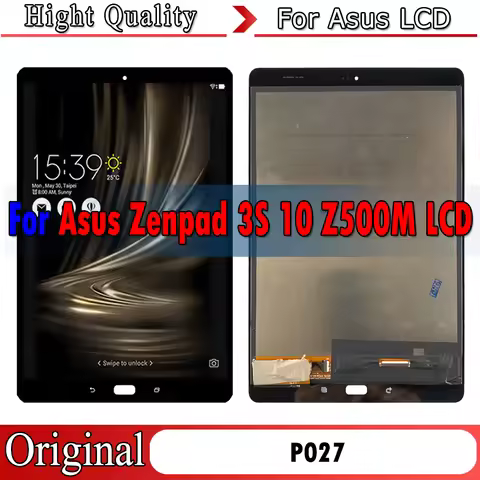 9.7" Original For Asus ZenPad 3S 10 Z500M LCD P027 Display Touch Screen Digitizer Sensor Tablet Asse