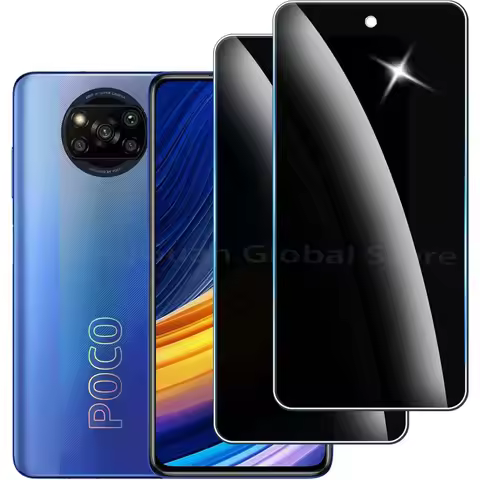 For Xiaomi Poco X3 / X3 Pro/ X3 NFC Anti Spy Tempered Glass Protector Privacy Screen