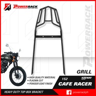 Power Rack KEEWAY CAFE RACER152 Top Box Bracket/Motorcycle Accessories/Powder Coated/Lifetime Warran