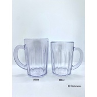 Tumbler 300ml & 350ml Plastic Cup 透明杯子 Cawan Plastic AS Material Cawan Teh Tarik