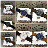 FOSSIL GENUINE LEATHER STRAP WATCH (OEM)