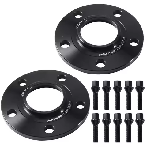 2PCS Car Wheel Spacer Hub Centric 5X4.5 5X120 72.6 Centric Wheel Spacers For BMW 10Pcs 12X1.5 Cone B