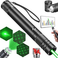 Green Laser Pointer High Power USB Rechargeable Cat Toy Laser Torch Long Range Laser Pointer Light
