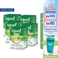 [5 กล่อง] Equal Stevia หญ้าหวาน อิควล สตีเวีย ผลิตภัณฑ์ให้ความหวานแทนน้ำตาลจากหญ้าหวานธรรมชาติ ขนาด 