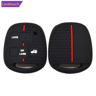 LOVETOUCH Silicone 3 Buttons Car Key Case Cover Protected Fob For Toyota FJ Cruiser Land 2008-2014 Y