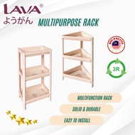 IRUMA x LAVA 3 Tiers Multipurpose Storage Rack | Bathroom Rack | Kitchen Rack | Office Rack | 3 Segi