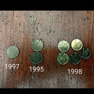 koin 10 cent hongkong (1997,1995,1998)