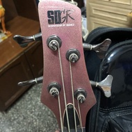 Gitar Bass Ibanez SDGR SR300 pink bekas