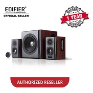 Edifier S350DB 2.1 Home Theater Speaker System w Bluetooth (Brown)