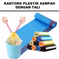 45x46cm Odorless Plastic Trash Bag Roll Rope