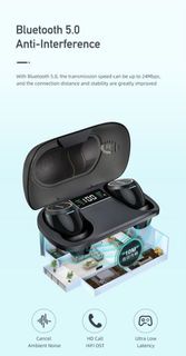 awei TA3 ANC 主動降噪無線藍牙耳機連LED電顯充電盒