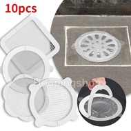 10pcs Disposable Shower Drain Hair Catcher Stickers Drain Filter Shower Drain Floor Drain Cover Sink