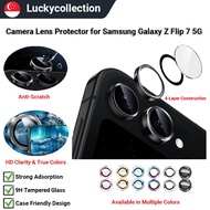 Metal CD Pattern Camera Lens Protector for Samsung galaxy Z Flip 7 Tempered Glass Ring Protector Len