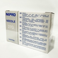 NIPRO Needle 27G x 1/2 (0.4mm x 13mm)