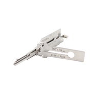 Locksmith LISHI 2 in 1 User Toy43R Ign for Subaru For Toyota Car Door Open Lock Pick And Decoder Lis