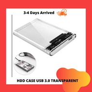 NEW HDD CASE USB 3.0 TRANSPARENT