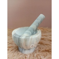 Mortar and pestle Marble 4" 100٪ Pure Marble