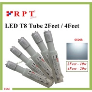 LED T8 2Feet/4Feet Glass Tube 11w/22w (6500k) 30pcs /5set (Tube+Casing)