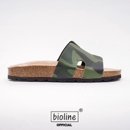 Dép Đế Trấu BIOLINE Official Quai Camo Rằn Ri Thiết Kế Chữ H - Mã R04