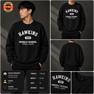 Hawkins Crewneck Hoodie Men's Sweater Oversize Hoodie Jumbo All Sizes SML XL 2XL 3XL 4XL 5XL