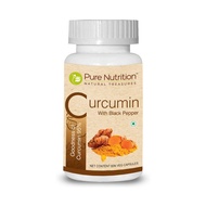 Pure Nutrition Curcumin With Black Pepper - 500 Mg Of Turmeric Extract 95% Curcuminoids Per Capsules