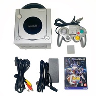 Nintendo 日版 銀色 GameCube 連 手掣/遊戲/三色線/火牛/記憶卡 配件 全正常 game 中古 懷舊 電視遊戲機 game cube 任天堂