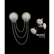 Silver Durian Set Jewellery Set