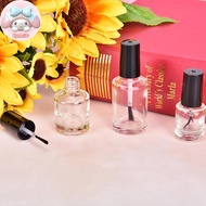 Flym 1Pcs 5/10/15ml Empty Glass Nail Polish Bottle With Brush Nail Oil Glass Bottle EN