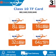 Walram TF Card CLASS10 Micro SD Memory Card 128GB 64GB 32GB 16GB Mini SD 8G SDHC Card