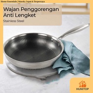 YS Cookware Non-Stick Stainless Steel Frying Pan - 316