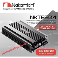 Nakamichi NKTE80.4 2200 WATT PEAK POWER 4 Ohm Class AB 4 CH Power Car Amplifier / Kereta Amplifier N