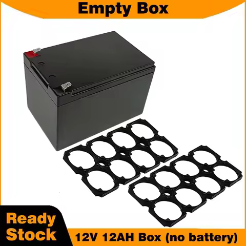 Empty Battery Encloser for 12V 12AH LiFePO4 Battery Pack Support DIY 32650 Pack Replacement Parts Pl