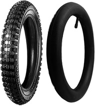 12x2.125 (54-203) Scooter Inner Tubes & Tires | 12inch Bike Tires | Strong Grip Replacement | 35 P.S