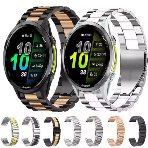 22mm Metal Strap for Garmin Forerunner 970 265 965 955 255 265 Music 570 47mm Bracelet Correa Garmin