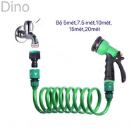 XO Spring wire nozzle set for watering plants, multi-function car washing sprayer with 7 modes, plea