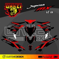 DECAL STICKER JUPITER MX LC 135 JM1